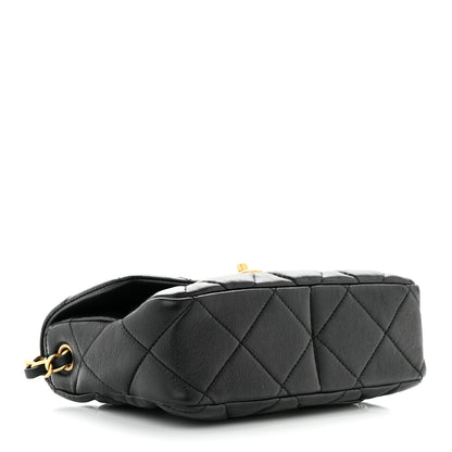 Chanel Lambskin Plexiglass Quilted Coco Love Flap Black 4 of 10