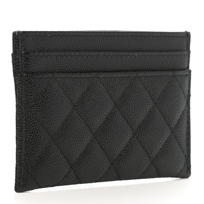 Chanel Caviar Quilted Boy Card Holder Black 3 of 7