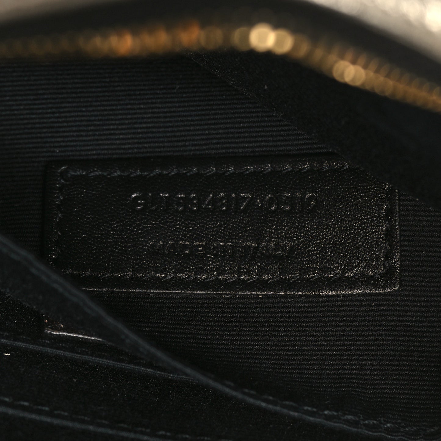 Metallic Calfskin Matelasse Monogram Lou Belt Bag Platino