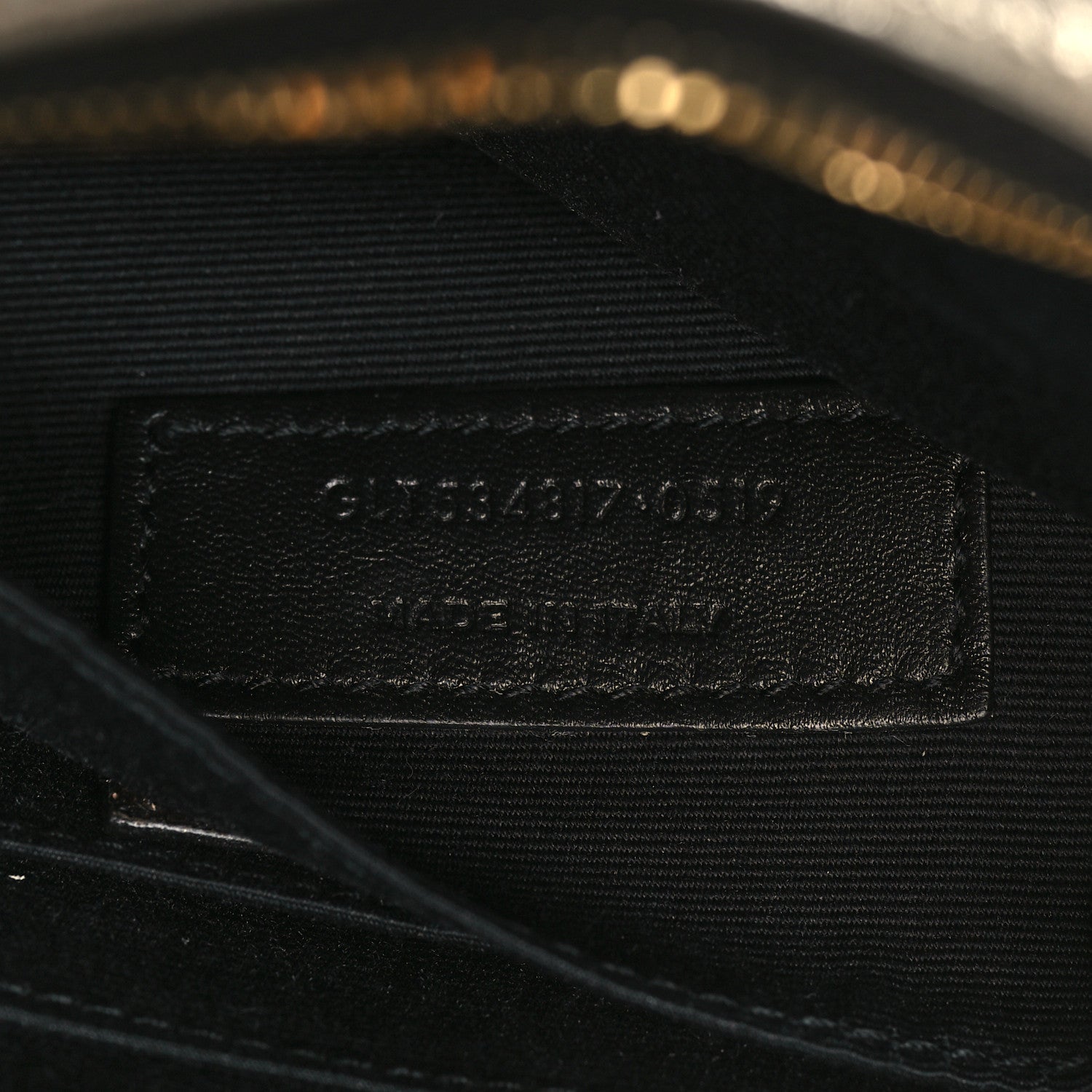 Saint Laurent Metallic Calfskin Matelasse Monogram Lou Belt Bag Platino 7 of 9