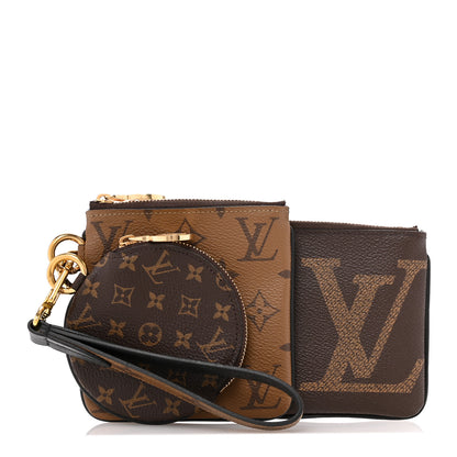 Louis Vuitton Reverse Monogram Giant Trio Pouch 1 of 10