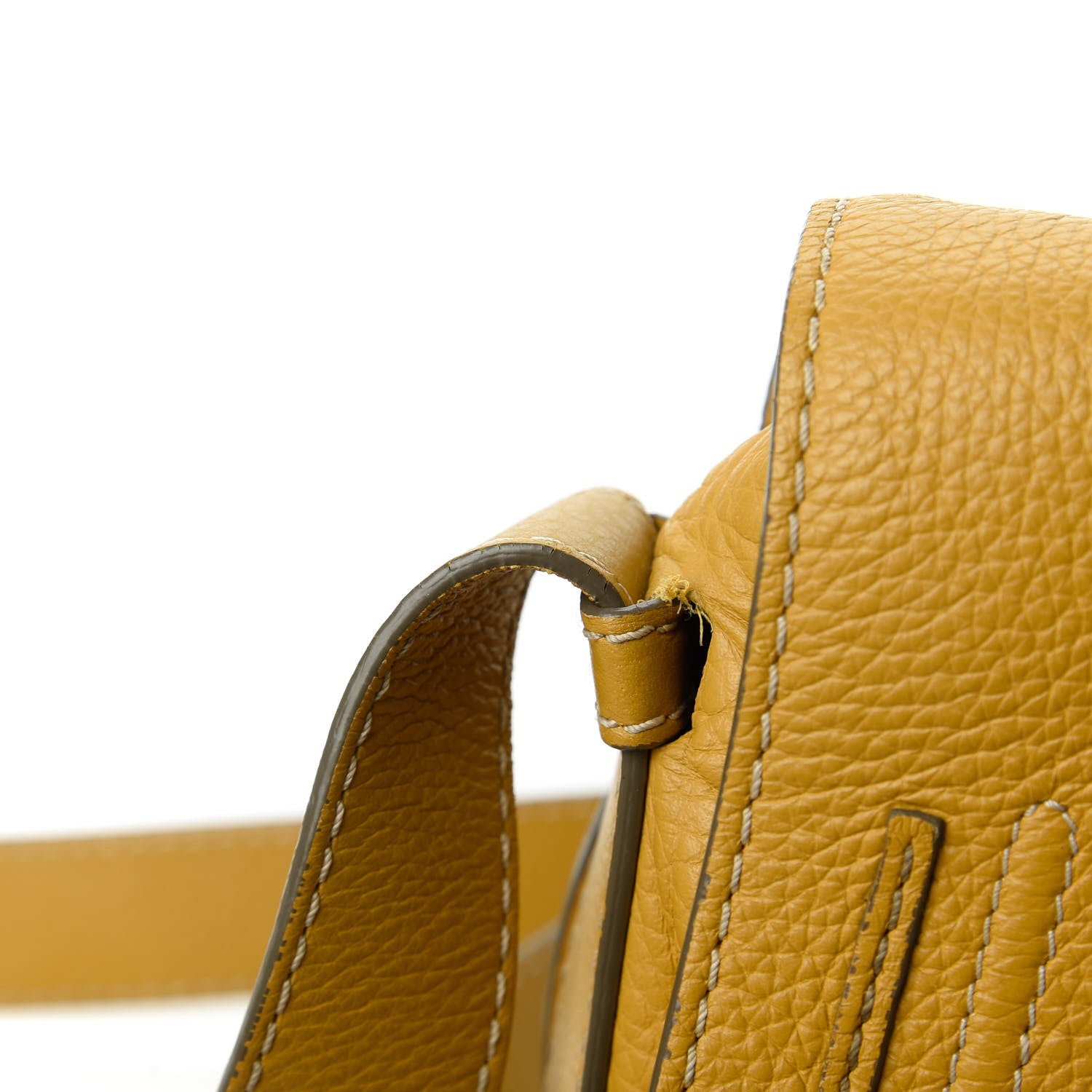 Chloe Calfskin Medium Marcie Round Crossbody Bag Curry Yellow 13 of 13