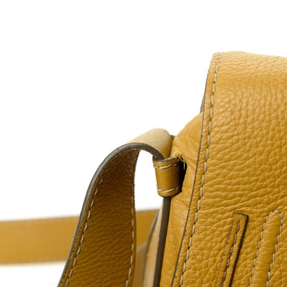Chloe Calfskin Medium Marcie Round Crossbody Bag Curry Yellow 13 of 13