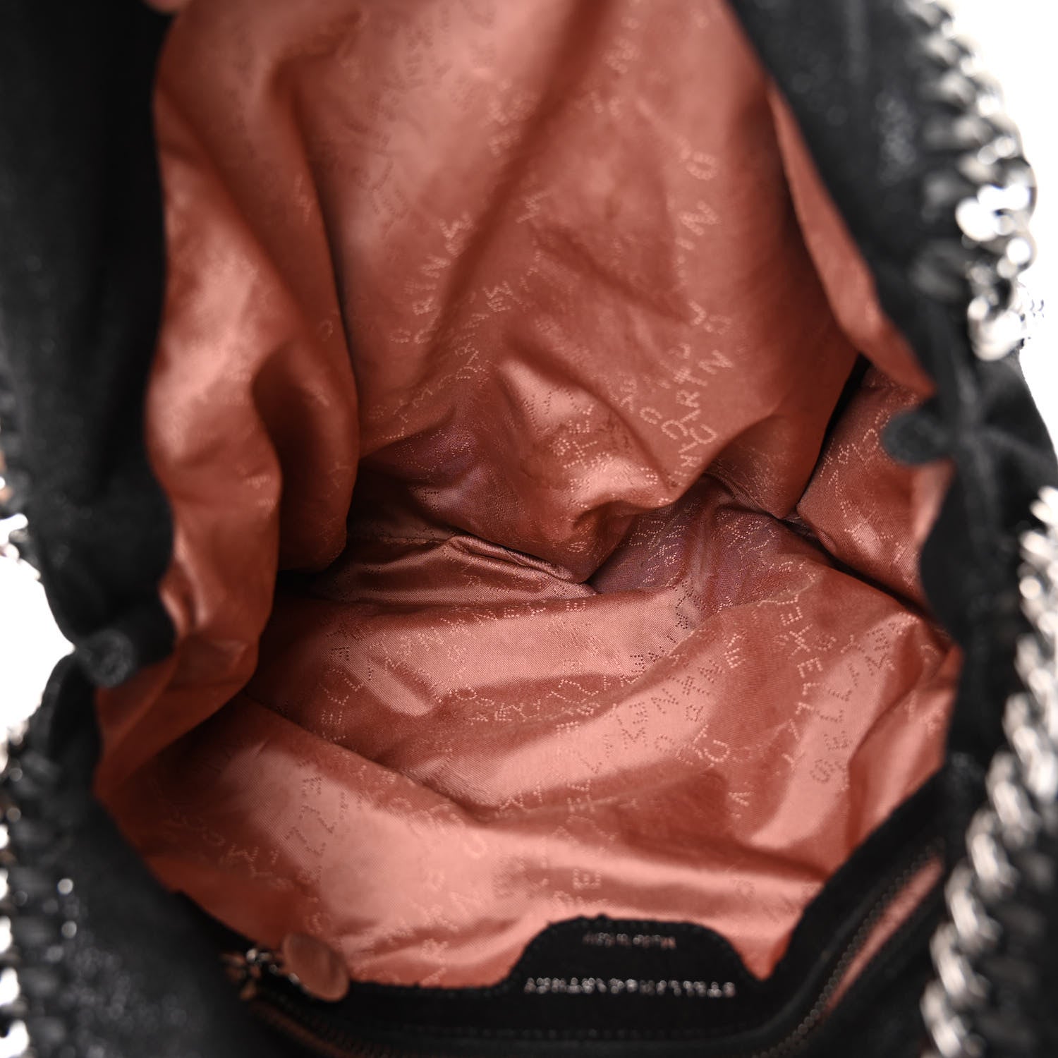 Stella McCartney Shaggy Deer Falabella Fold Over Tote Black 5 of 9