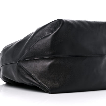 Saint Laurent Lambskin Teddy Drawstring Bag Black 7 of 8