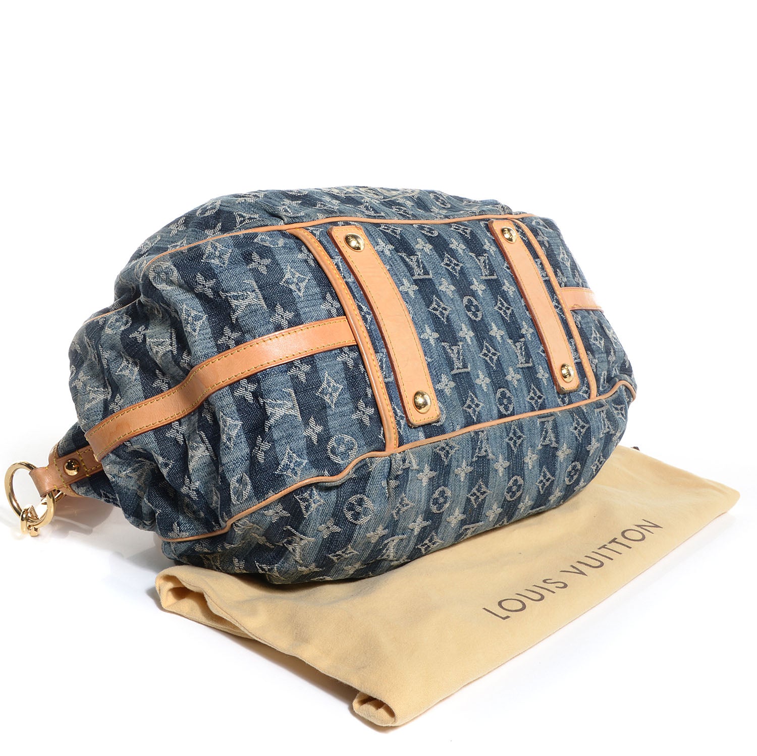 Louis Vuitton Denim Raye Cabas GM 4 of 8