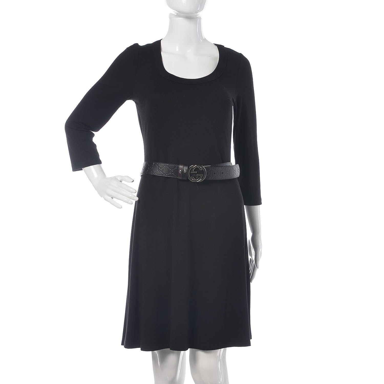 Gucci Guccissima Signature Interlocking G Reversible 37mm Belt 105 42 Black Cocoa 2 of 5