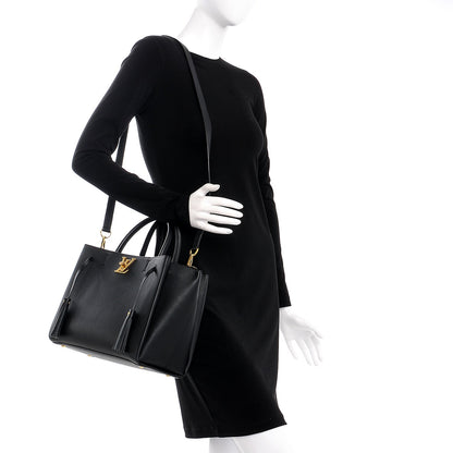 Louis Vuitton Calfskin Lockmeto Black 2 of 8