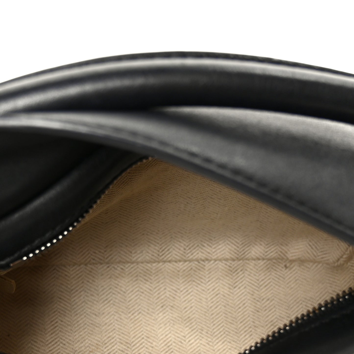 Calfskin Mini Puzzle Bag Black Taupe