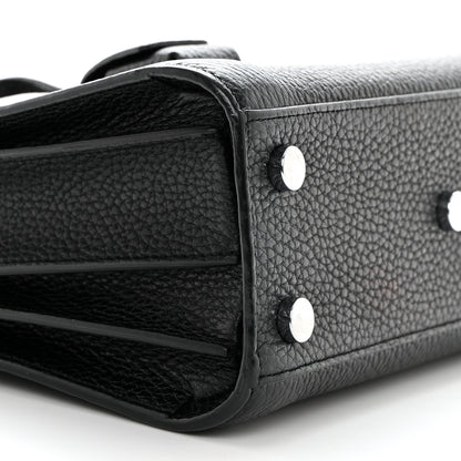 Saint Laurent Grained Calfskin Nano Sac De Jour Black 9 of 10