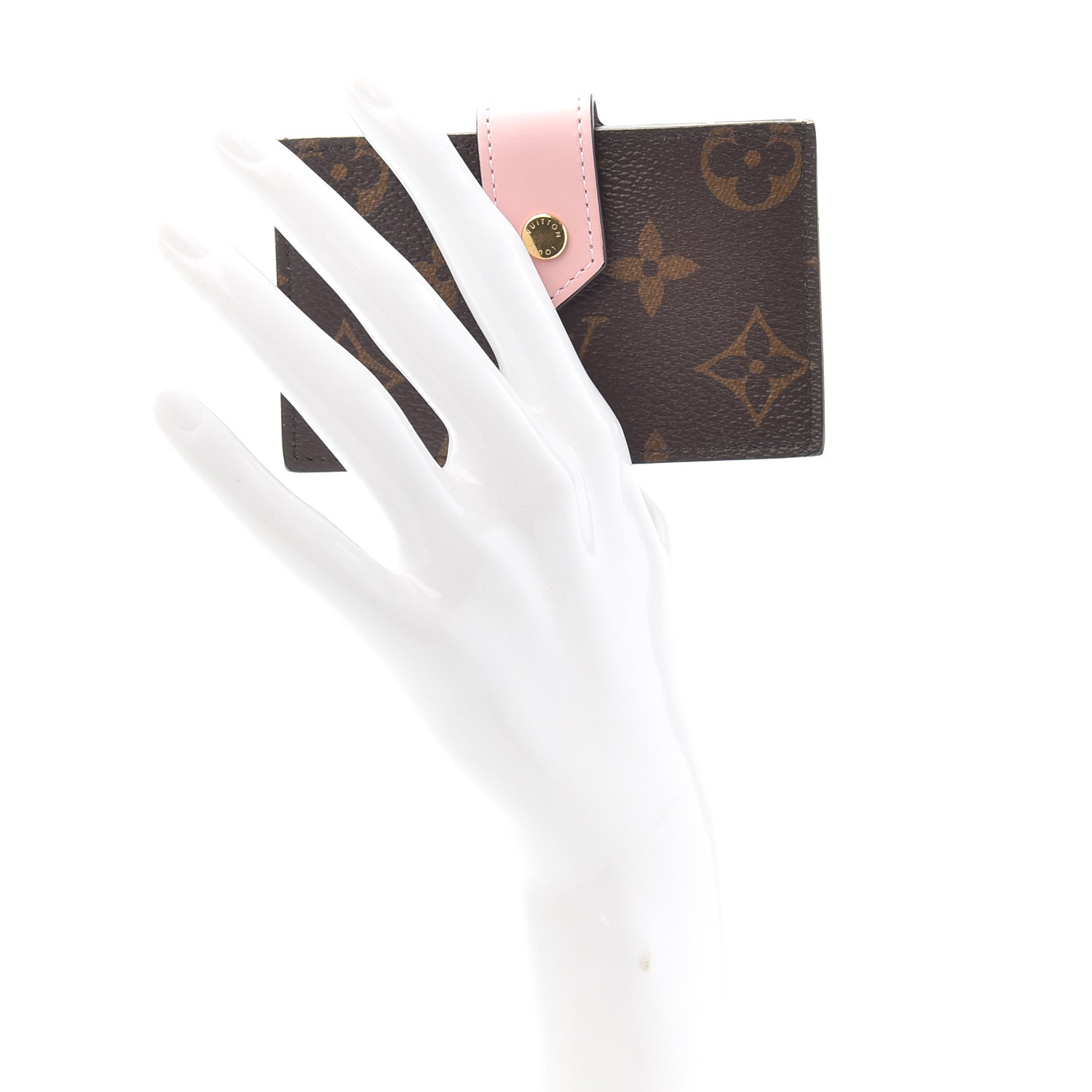 Louis Vuitton Monogram Gusset Card Holder Rose Ballerine 2 of 8