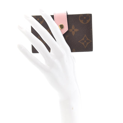 Louis Vuitton Monogram Gusset Card Holder Rose Ballerine 2 of 8