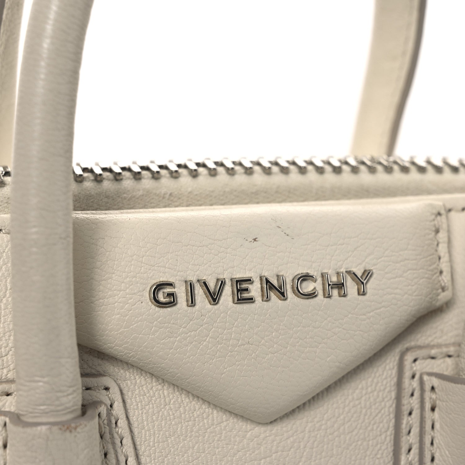 Givenchy Sugar Goatskin Mini Antigona Off White 11 of 17