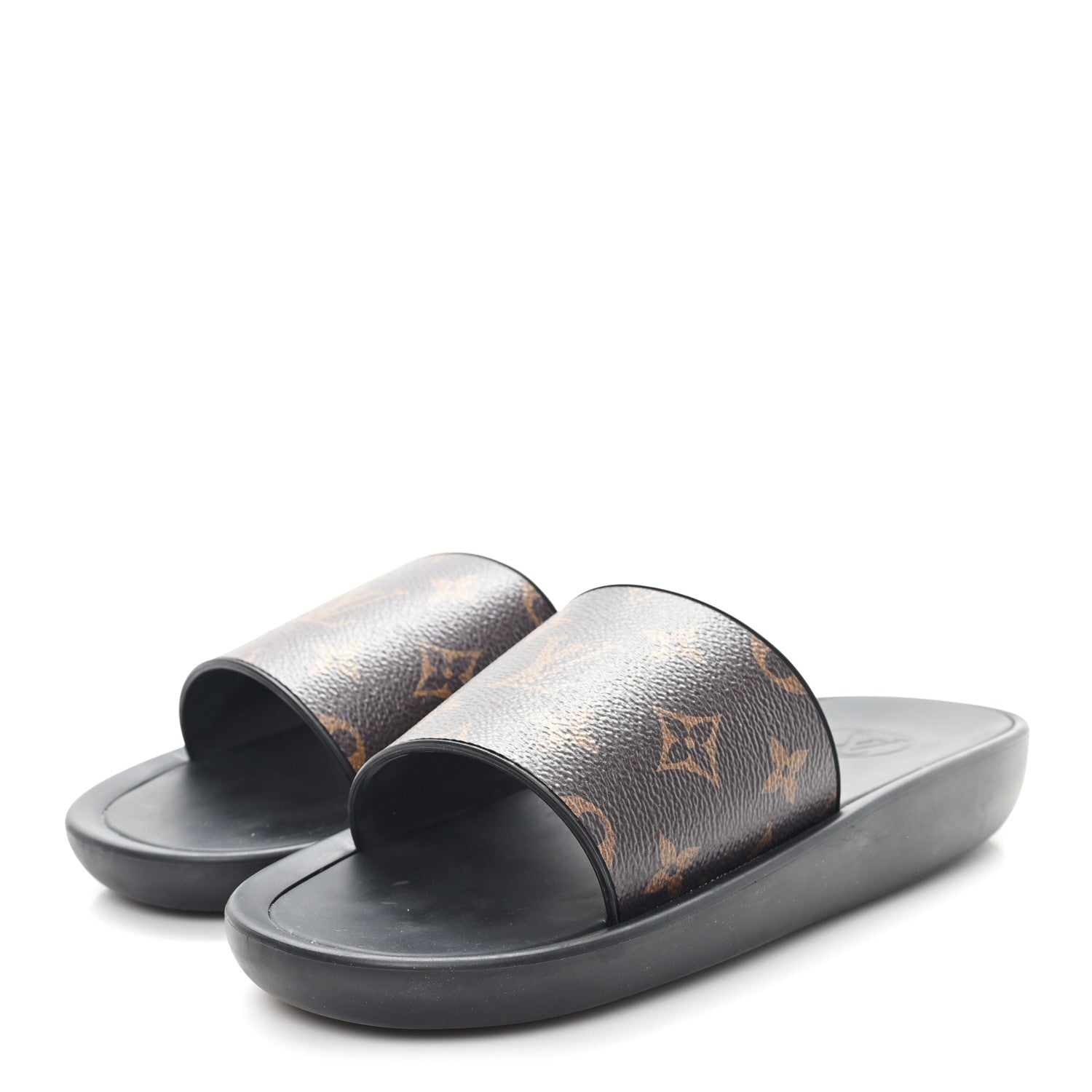 Louis Vuitton Monogram Sunbath Slide Sandals 38 1822058 – FASHIONPHILE