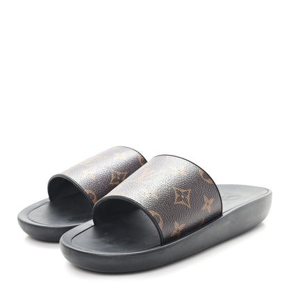 Louis Vuitton Monogram Sunbath Slide Sandals 38 4 of 9