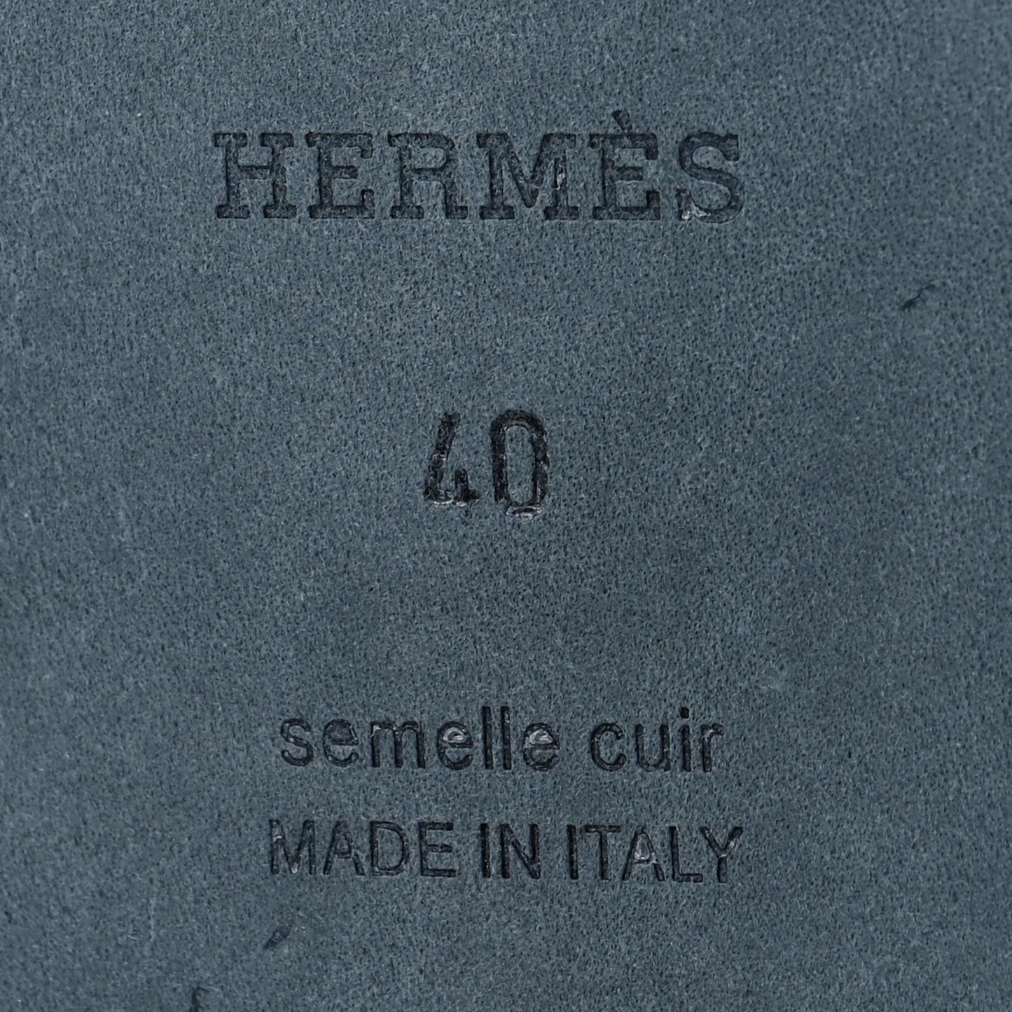 Denim Canvas Oran Sandals 40 Bleu Brut