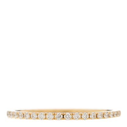 Van Cleef & Arpels 18K Yellow Gold Diamond 1.25mm Felicite Wedding Band Ring 51 5.75 3 of 6
