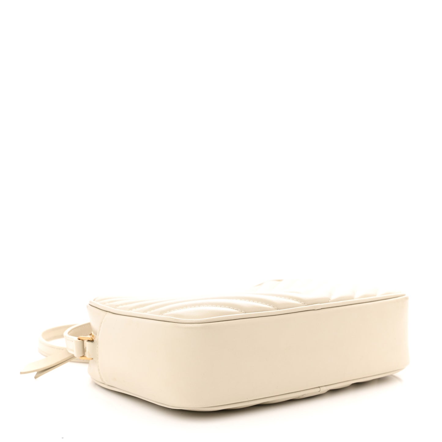 Calfskin Matelasse Monogram Lou Camera Bag Crema Soft
