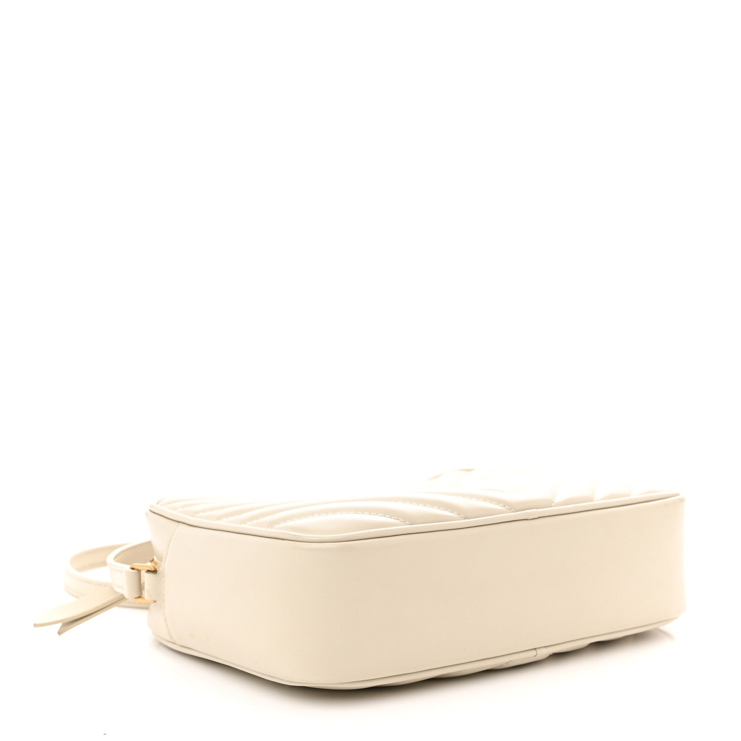 Saint Laurent Calfskin Matelasse Monogram Lou Camera Bag Crema Soft 4 of 11