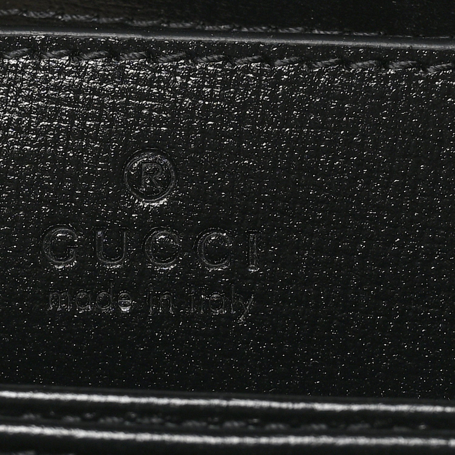 Gucci Glazed Textured Calfskin Mini Horsebit 1955 Top Handle Flap Bag Black 6 of 10