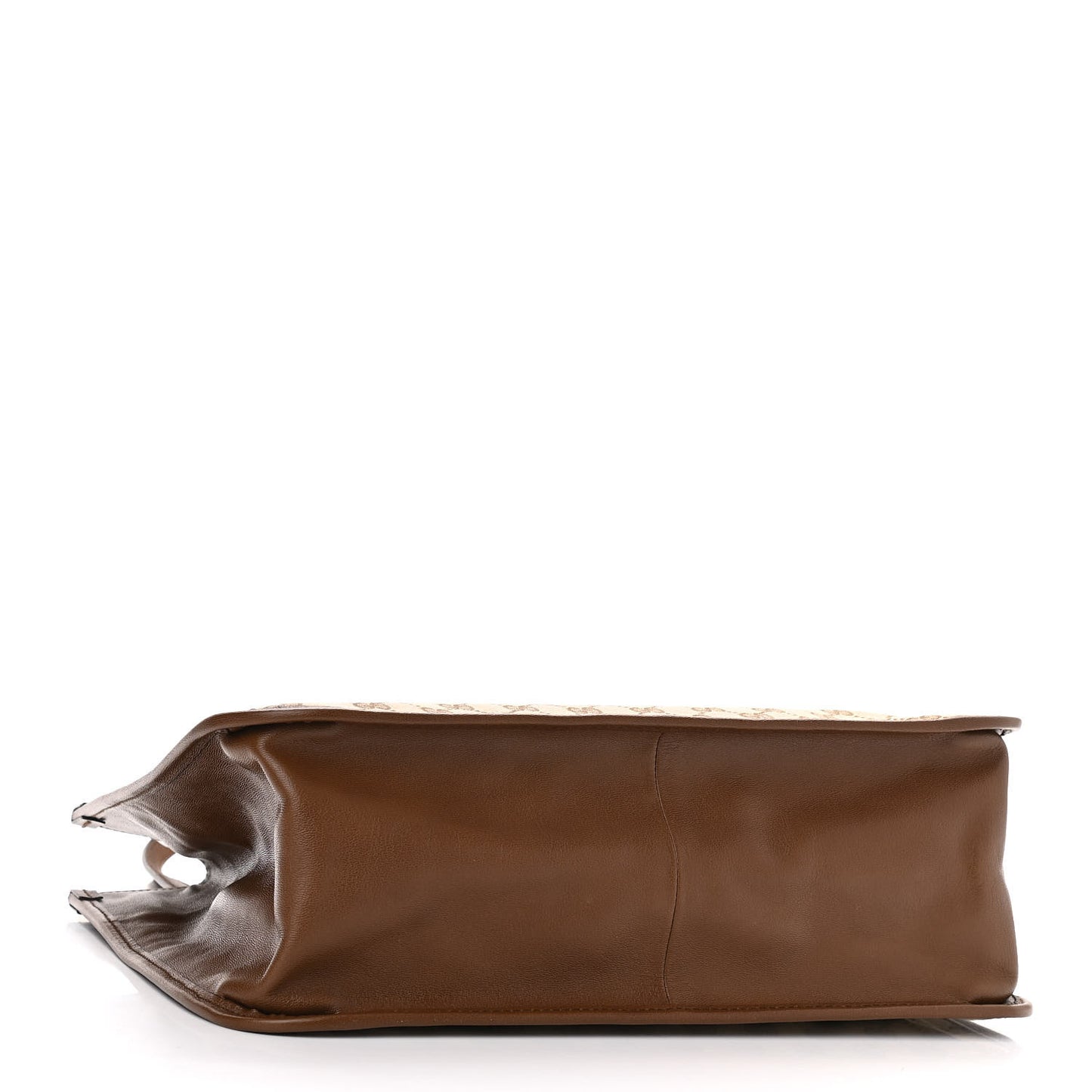 Monogram Horsebit 1955 Tote Bag Beige Brown Sugar