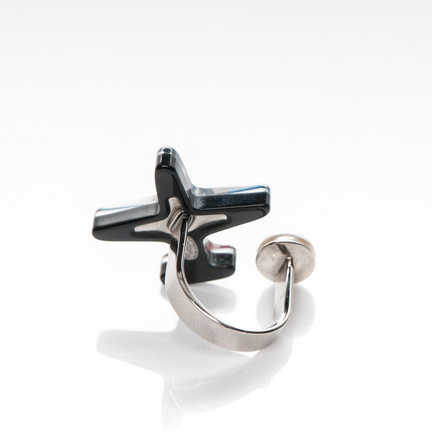 Resin Pearl Airplane Ring Blue Red