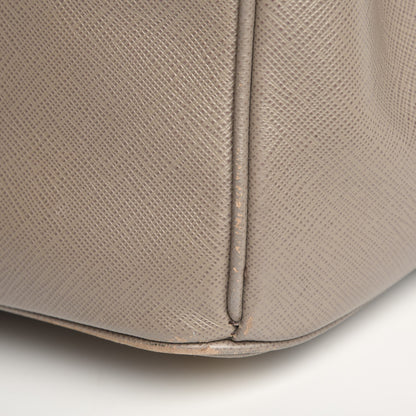 Prada Saffiano Medium Galleria Double Zip Tote Argilla 11 of 15