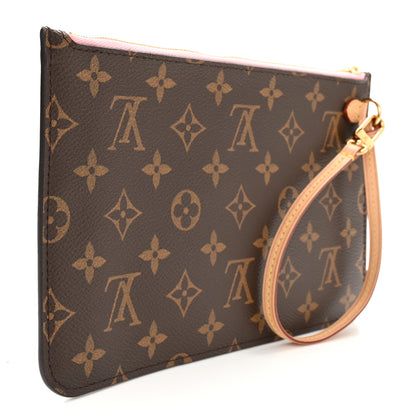 Louis Vuitton Monogram Neverfull MM GM Pochette Sugar Pink 3 of 10