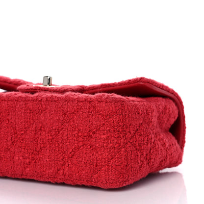 Chanel Tweed Quilted Mini Rectangular Flap Red 9 of 10