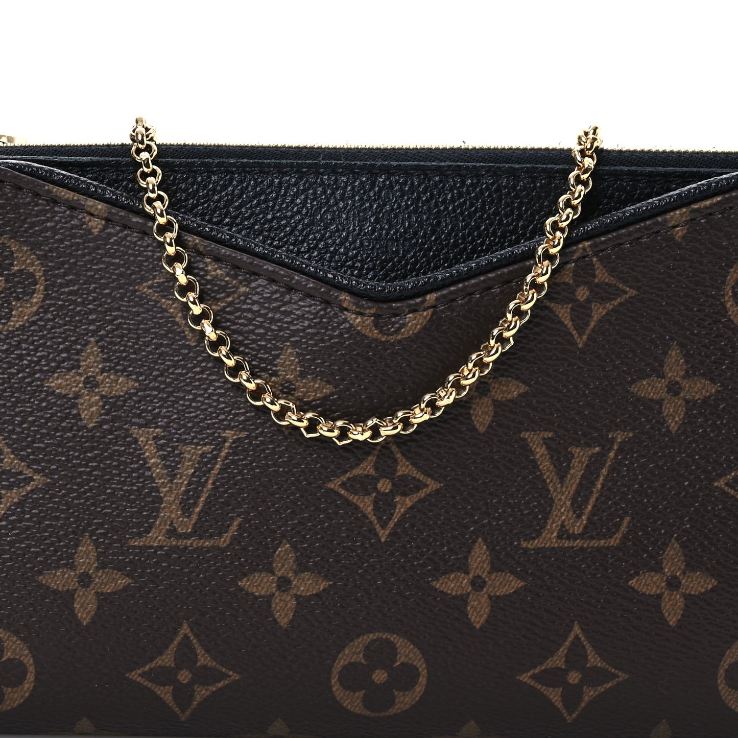 Monogram Pallas Clutch Black