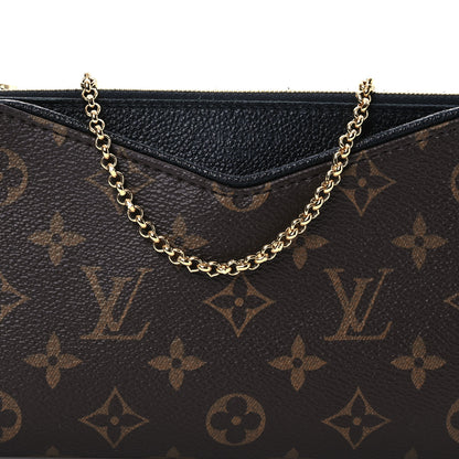 Louis Vuitton Monogram Pallas Clutch Black 9 of 11
