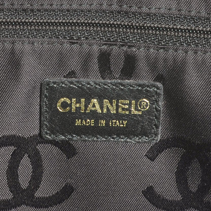 Chanel Leather Diamond Stitch Surpique Handbag Black 6 of 7
