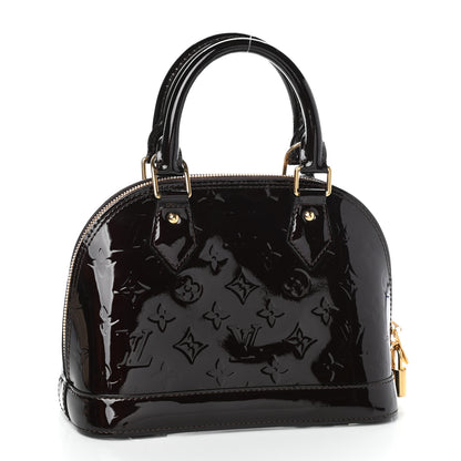 Louis Vuitton Vernis Alma BB Amarante 3 of 8