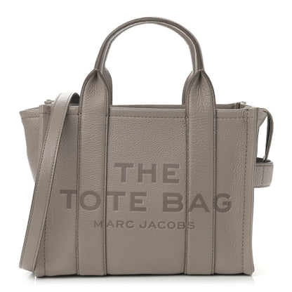 Marc Jacobs Grained Calfskin Small The Tote Bag Taupe 1 of 14