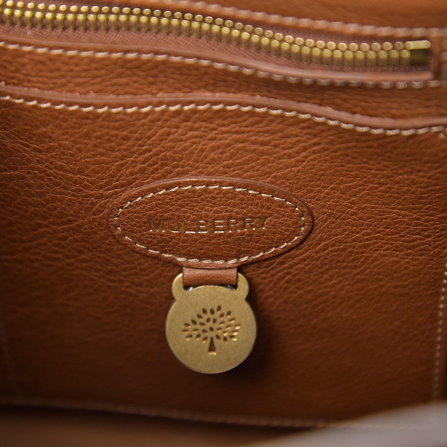 Natural Leather Bayswater Oak