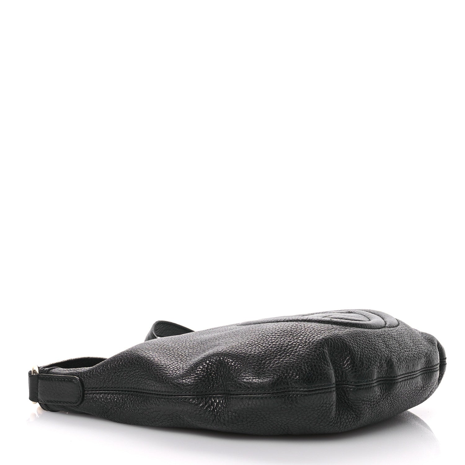 Gucci Pebbled Calfskin Medium Soho Hobo Black 4 of 16