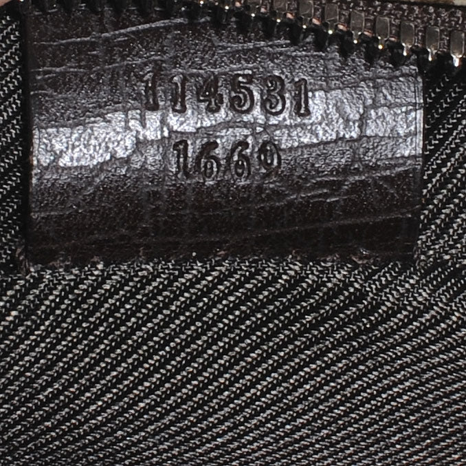 GG Plus Monogram Camera Bag Dark Brown