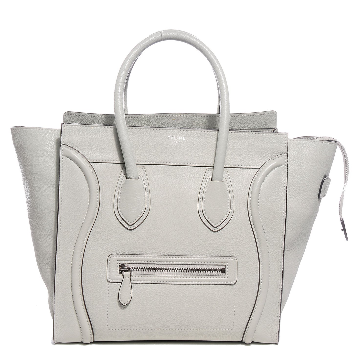 Drummed Calfskin Mini Luggage Lune