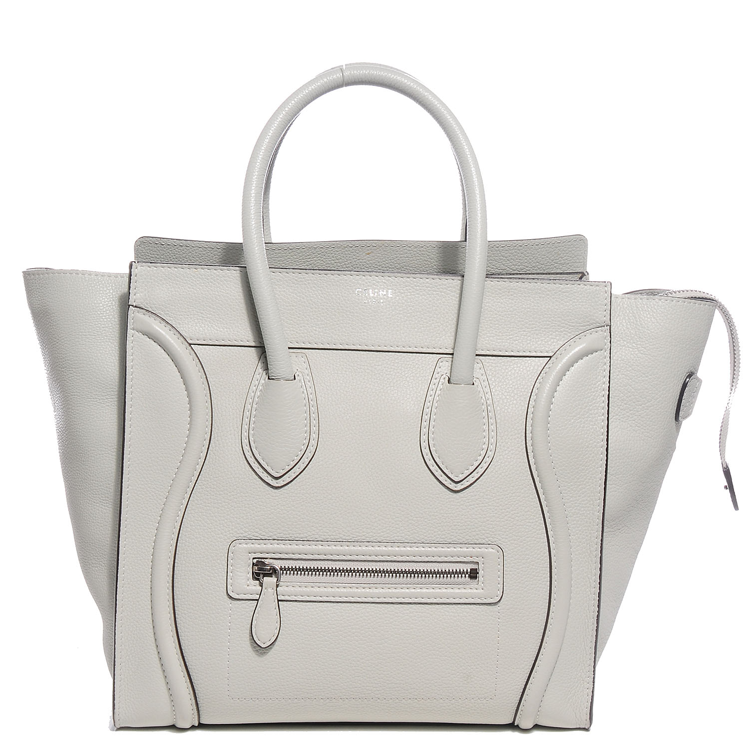 Celine Drummed Calfskin Mini Luggage Lune 1 of 9