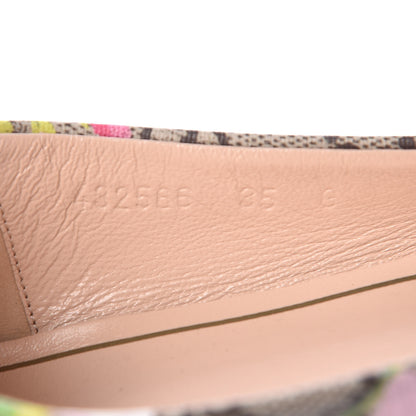Gucci GG Supreme Monogram Blooms Ballet Flats 35 Beige Multicolor Dry Rose 8 of 8