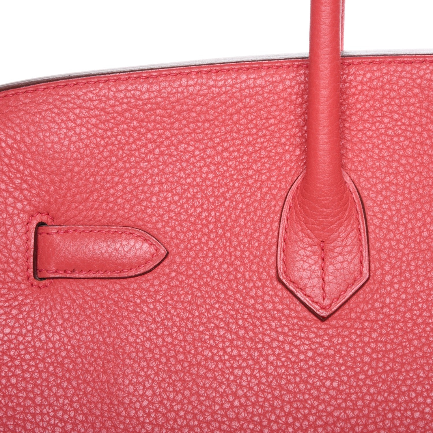 Hermes Taurillon Clemence Birkin 35 Bougainvillea 21 of 24