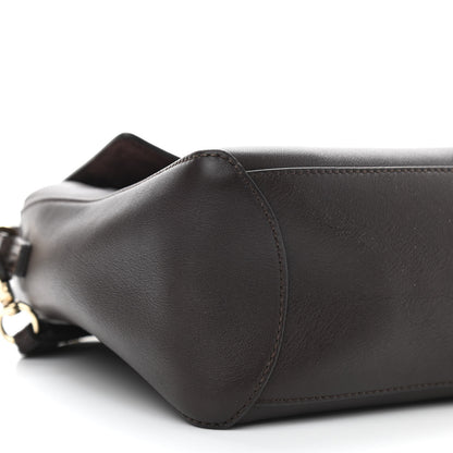 Chloe Calfskin Small Faye Day Shoulder Bag Carbon Brown 10 of 12