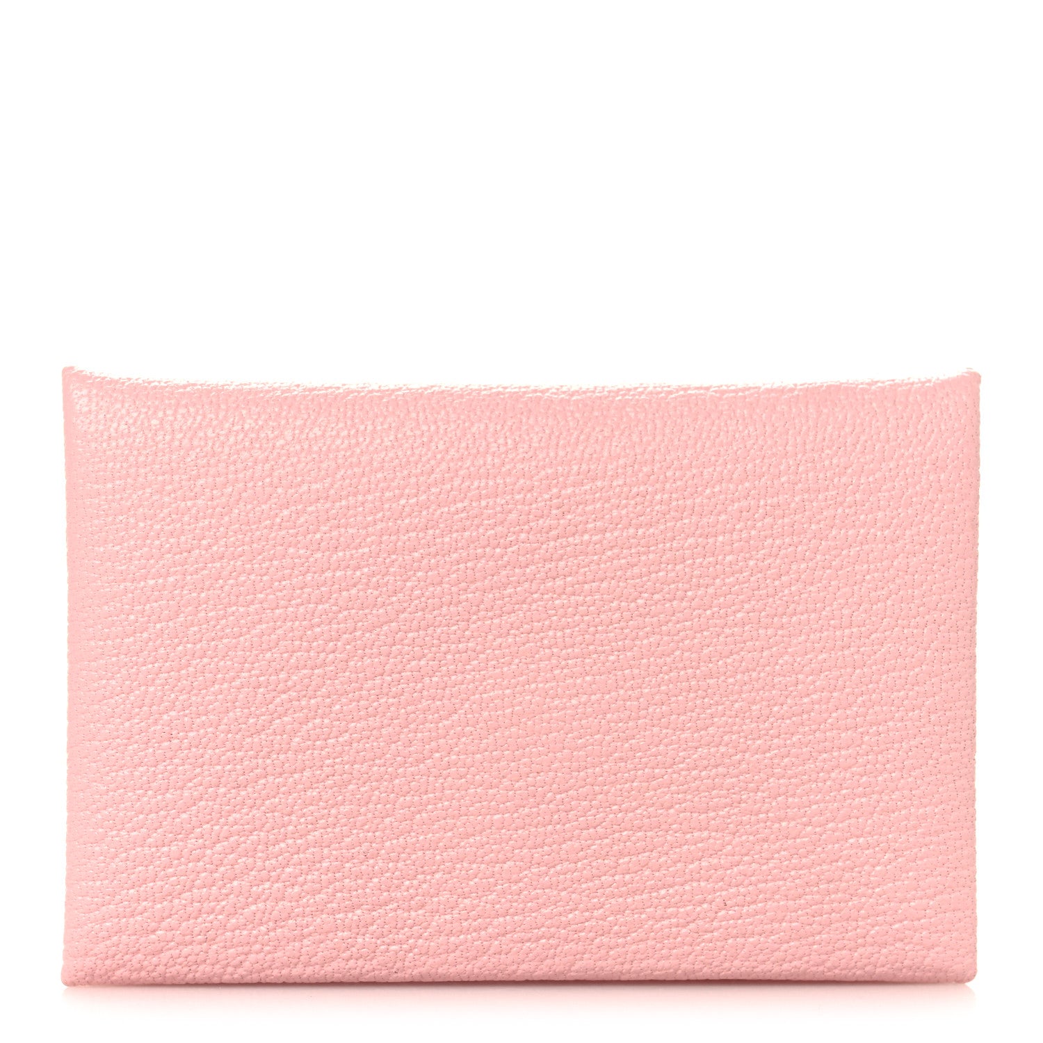 Hermes Chevre Mysore Calvi Card Case Rose Darling 1 of 8