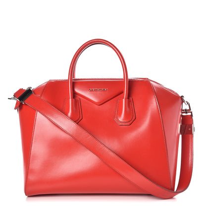 Givenchy Shiny Lord Calfskin Medium Antigona Medium Red 1 of 13
