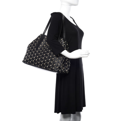 Jimmy Choo Calfskin Sofia Star Studded Tote Black 2 of 9