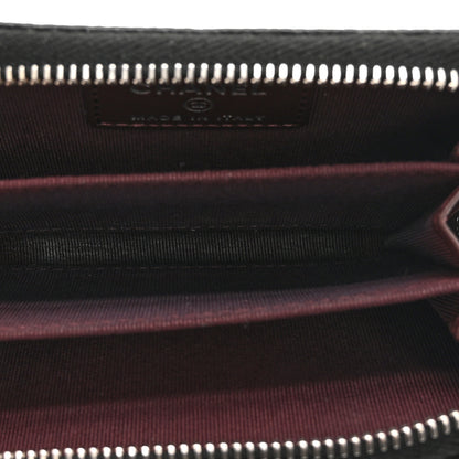 Chanel Caviar Quilted Zip Coin Purse Black 5 of 10