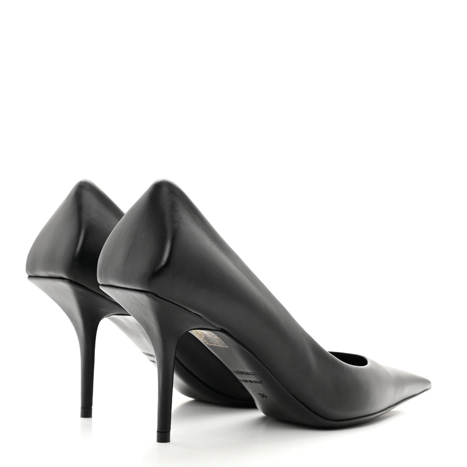 Balenciaga Nappa Square Knife 80mm Pumps 36 Black 4 of 9