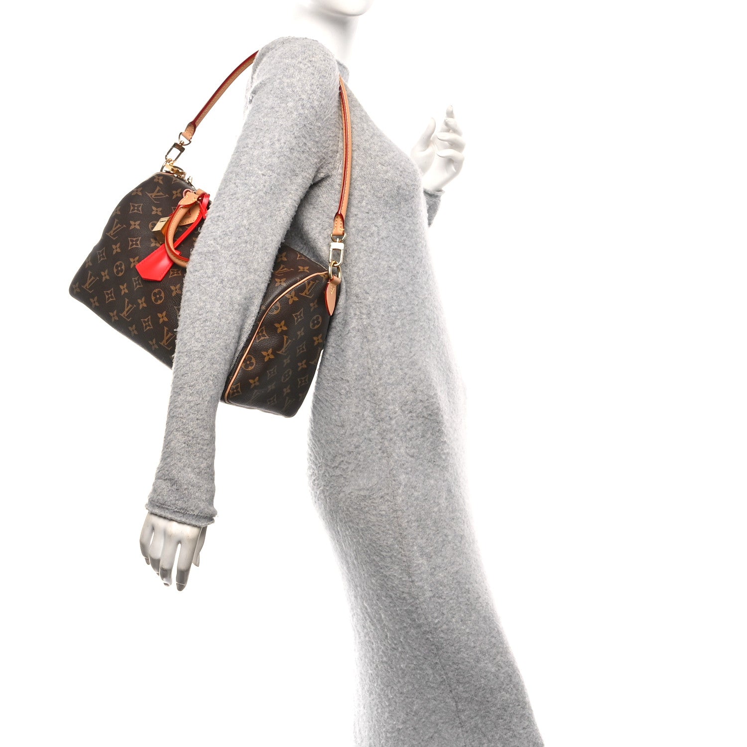 Louis Vuitton Monogram Speedy Soft 30 Crafty Red 2 of 17