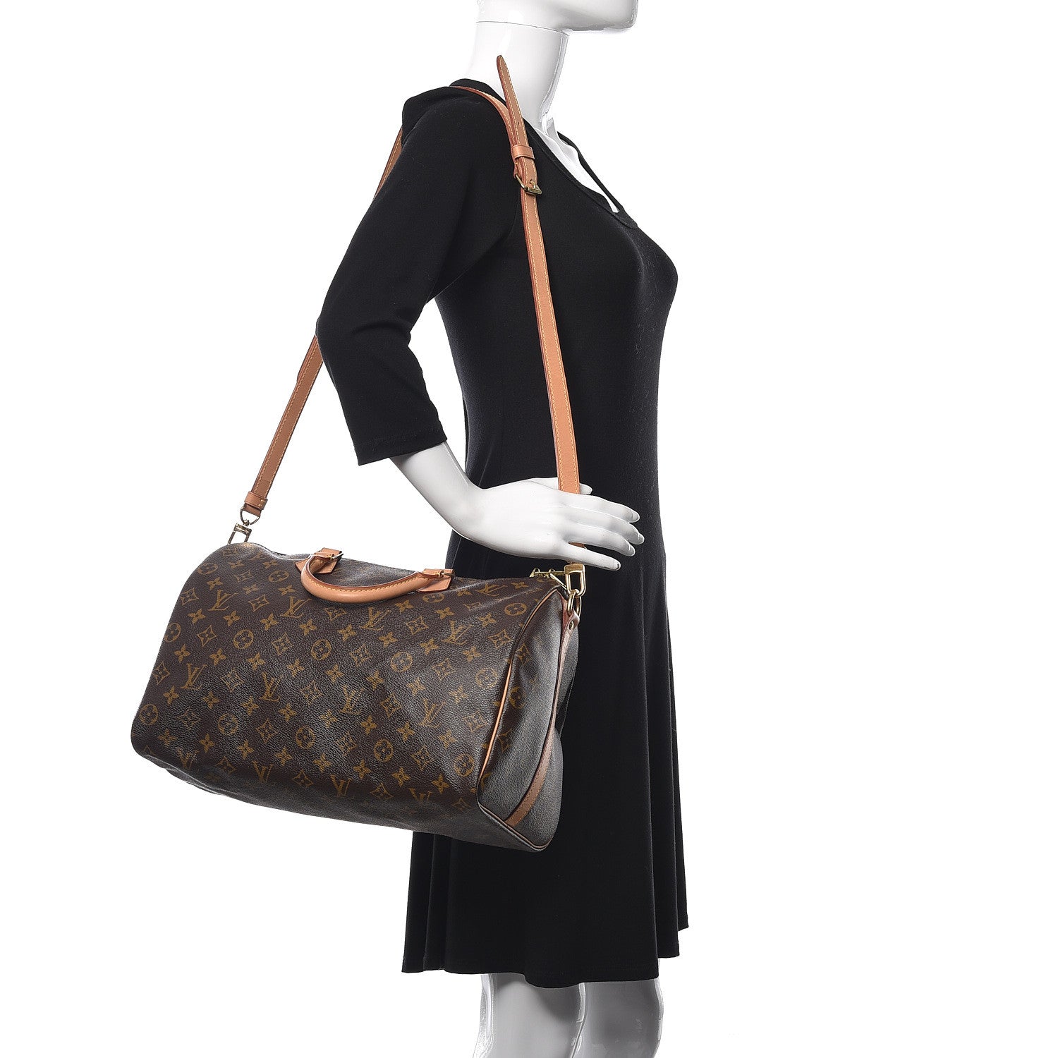 Louis Vuitton Monogram Speedy Bandouliere 35 2 of 17