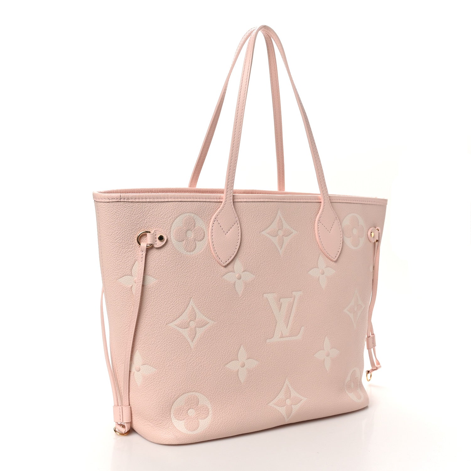 Louis Vuitton Empreinte Monogram Giant Neverfull MM  Pink Quartz Beige 4 of 10